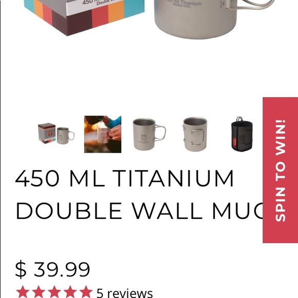 Paria 450ml double wall mugs - Picture 3 of 5